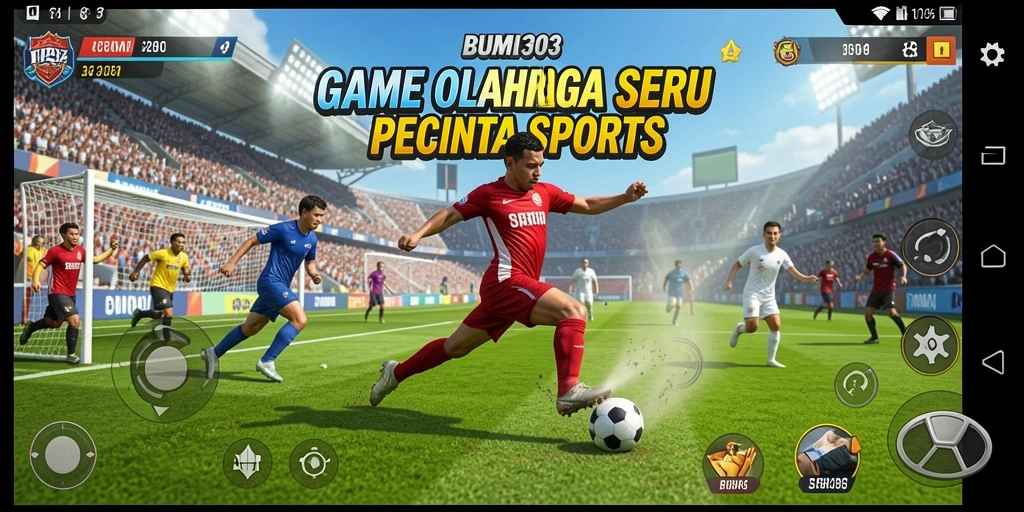 Gameplay seru BUMI303 dengan berbagai jenis olahraga.