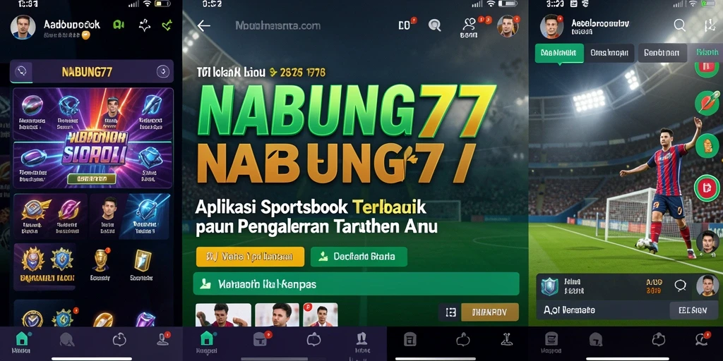 Tampilan gameplay taruhan olahraga yang menarik di NABUNG77.
