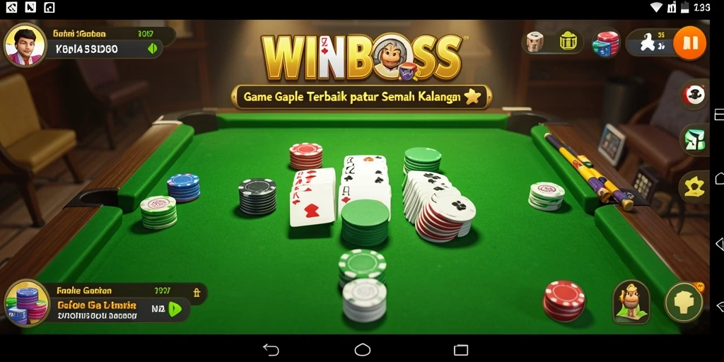Tampilan gameplay Gaple yang seru dan interaktif.